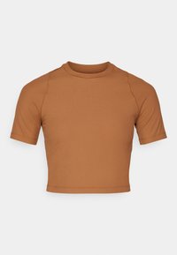 Bluză sport - light british tan/white