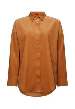 Hemdbluse - cognac