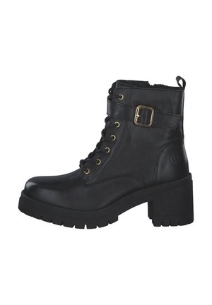 Platform ankle boots - schwarz