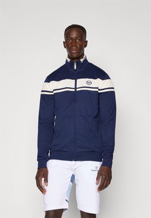 DAMARINDO TRACKTOP - Zip-up sweatshirt - maritime blue/gardenia