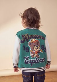 Next VARSITY - Bomber bunda - dark green