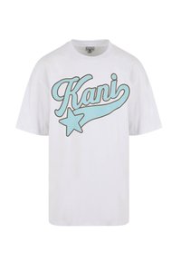 STAR LOGO TEE - Tričko s potlačou - white light blue