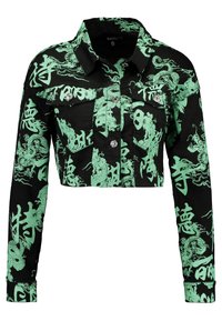 Missguided Jeansjacka - green