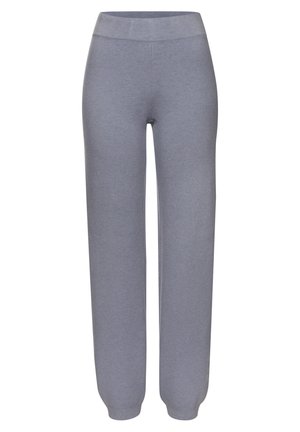 Stoffhose - rauchblau meliert