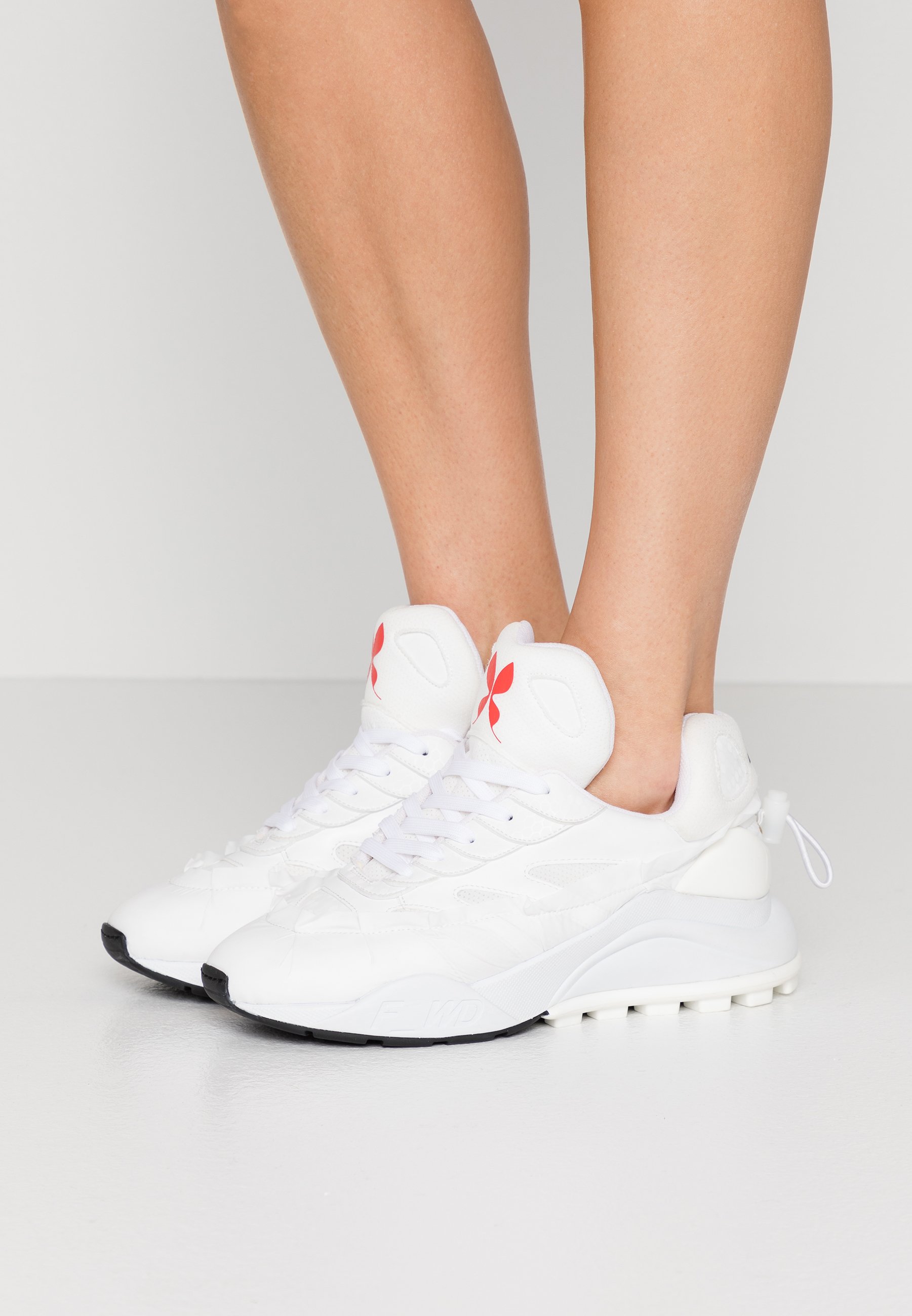 F_WD Joggesko white Zalando.no F_WD Høye joggesko whitesilver Zalando.no