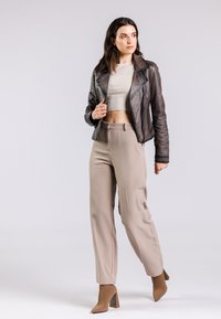 Freaky Nation RUNA - Giacca di pelle - taupe