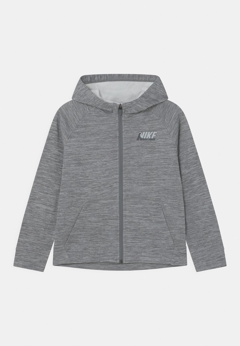 Nike Performance HOODIE - Felpa con zip - grey