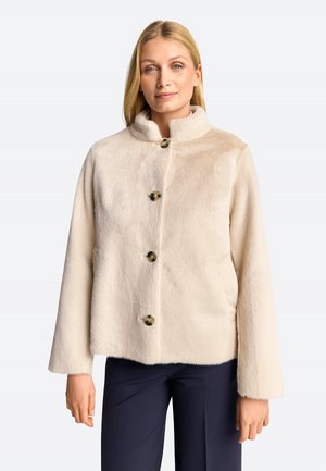 Rich & Royal MIT KNÖPFEN UND STEHKRAGEN - Winter jacket - caffee latte