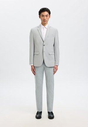Selected, SLHSLIM LIAM  - Broek - light grey melange