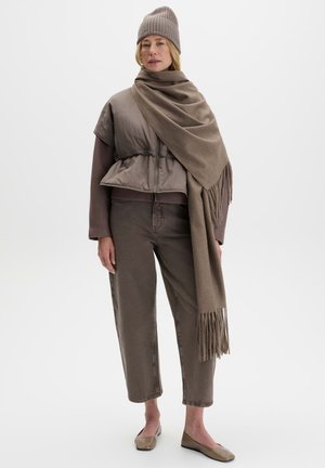 someday., WARM KNIT SOFT TOUCH - Mütze - taupewood melange