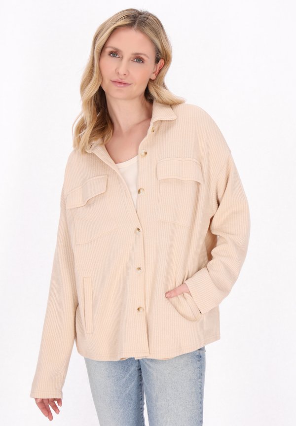 Strickjacke - beige