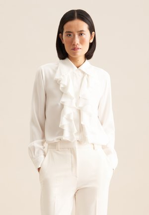 Button-down blouse - white