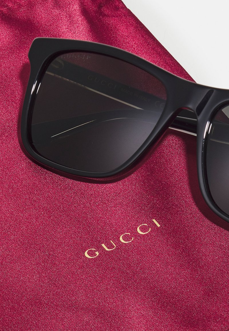 Gucci Sunglasses - black/grey/black - Zalando