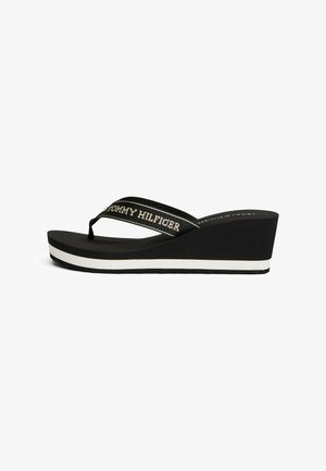 ENAMEL FLAG - Pool shoes - black