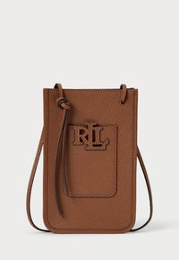 PEBBLED CAMERYN CROSSBODY TECH CASE - Torbica za telefon - tan