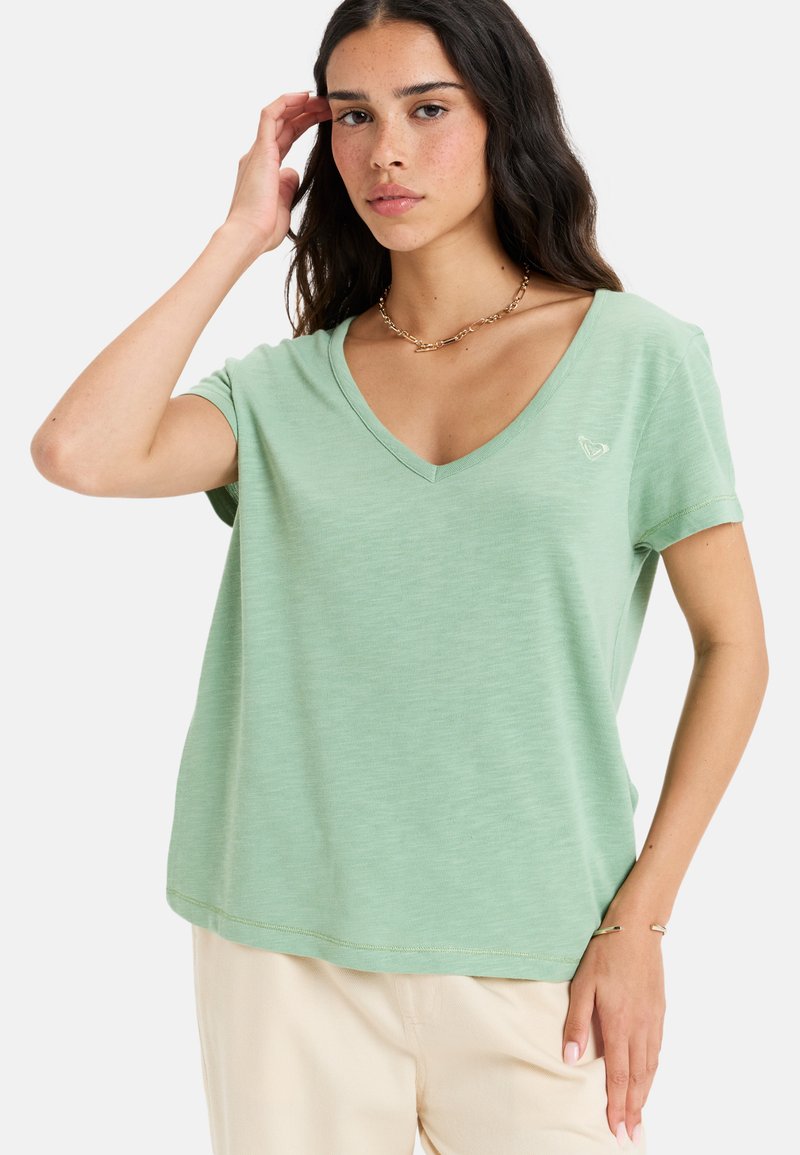 Roxy FLOWING - T-shirt basic - green