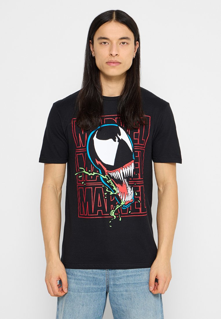 Marvel T-shirt print zwart Marvel T-shirt print zwart