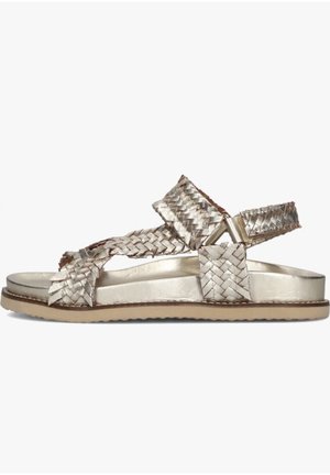 DAMES  - Sandalen met enkelbandjes - goud