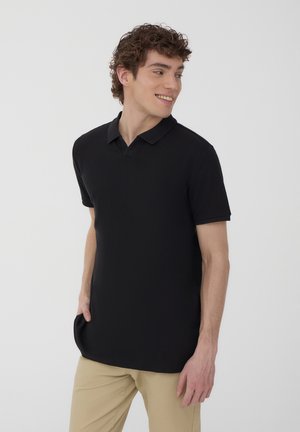 Terranova BASIC TINTA UNITA - Polo - nero