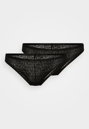 Emporio Armani BRAZILIAN 2 PACK - String - black