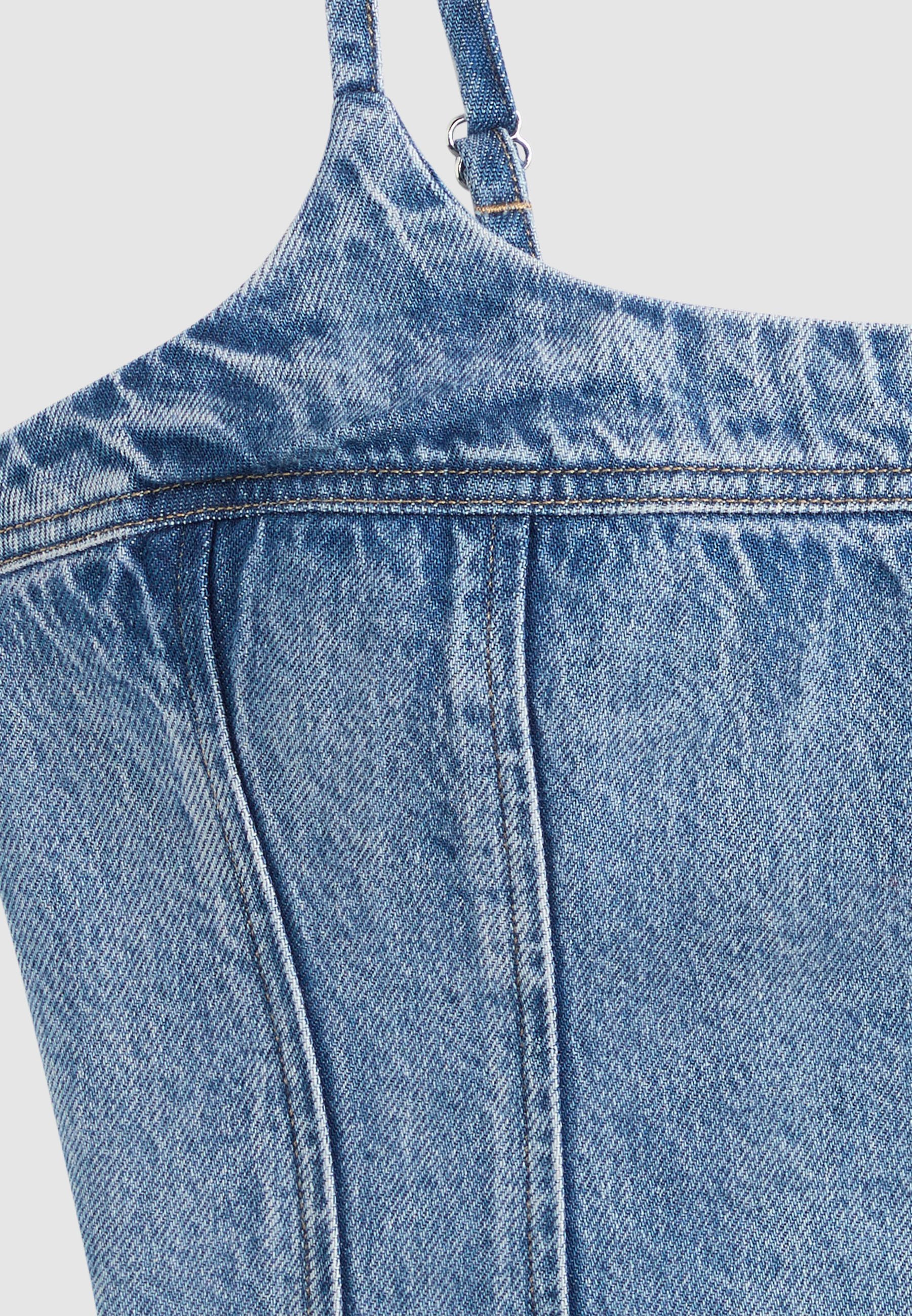 Levi's® JADINE DENIM CAMI TANK - Top - twisted stone/blue denim