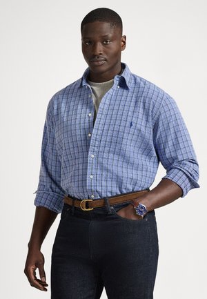 PLAID BRUSHED OXFORD SHIRT - Camisa - blue