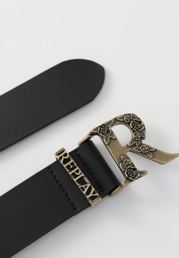 FLOWER LOGO BUCKLE BELT - Belt2