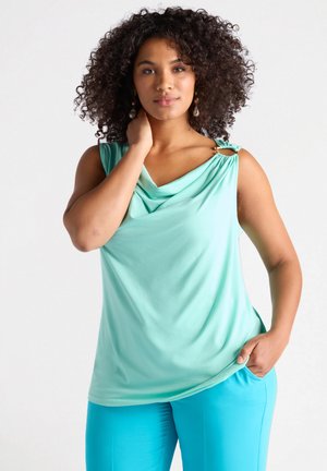 DRAPPEGGIO - Top - verde acqua