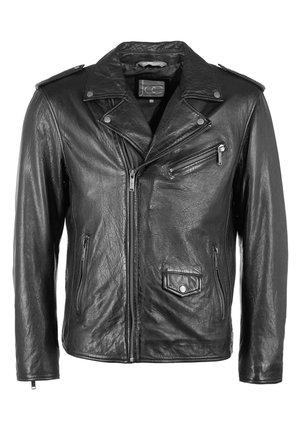 Lederjacke - black