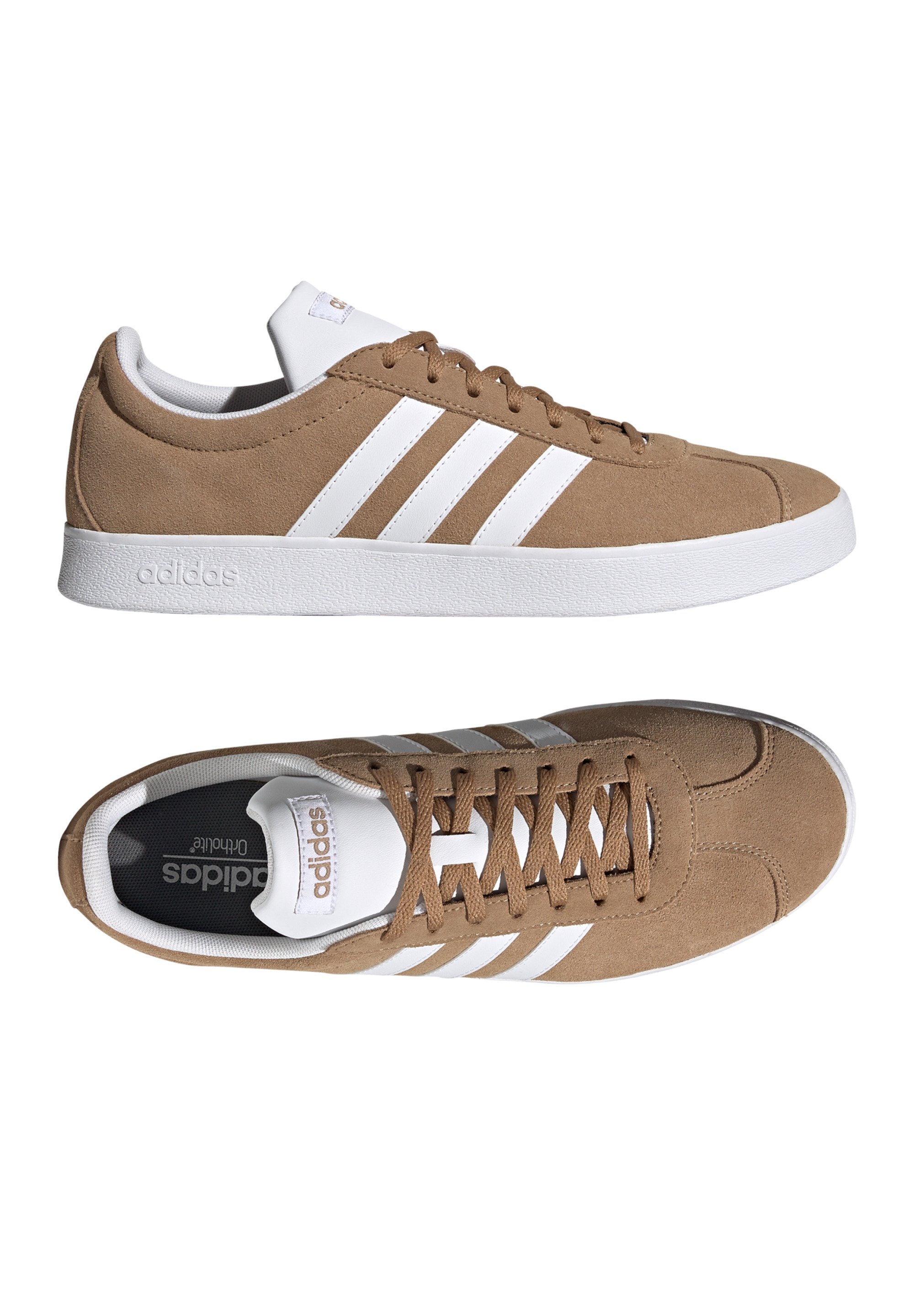 adidas Performance VL COURT 2.0 - Sneaker low - braun - Zalando.de