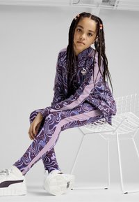 Puma Cipzáras pulóver - midnight plum