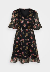 VMSMILLA 2/4 SHORT DRESS  - Day dress - black