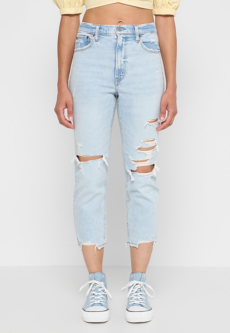 Abercrombie & Fitch Slim fit jeans lichtblauw Abercrombie & Fitch Slim fit jeans lichtblauw