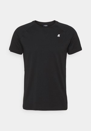 K-Way EDWING UNISEX - T-shirt basic - black pure