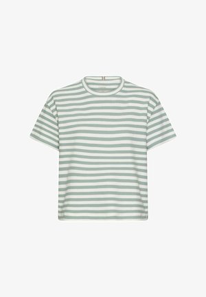 camel active, T-SHIRT MIT RUNDHALSAUSSCHNITT - T-shirt print - jade/milk white