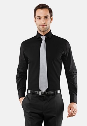 Vincenzo Boretti Hemd, Slim-Fit/Slim Fit, Twill - Non-Stiro, 2-ijsblauw, 39/40 NL