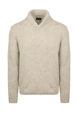 SHAWL - Strickpullover - beige off-white