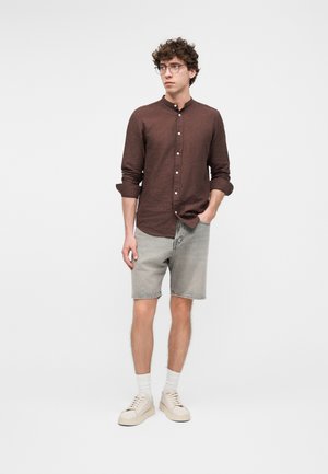 Jack & Jones, JJITONY JJORIGINAL 2 PACK - Farmer rövidnadrágok - light blue denim/grey denim
