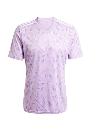 adidas Performance TEAM ICON 25 - T-shirt print - lilaweiss