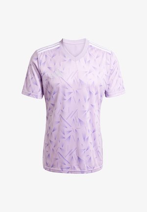 adidas Performance TEAM ICON 25 - T-Shirt print - lilaweiss