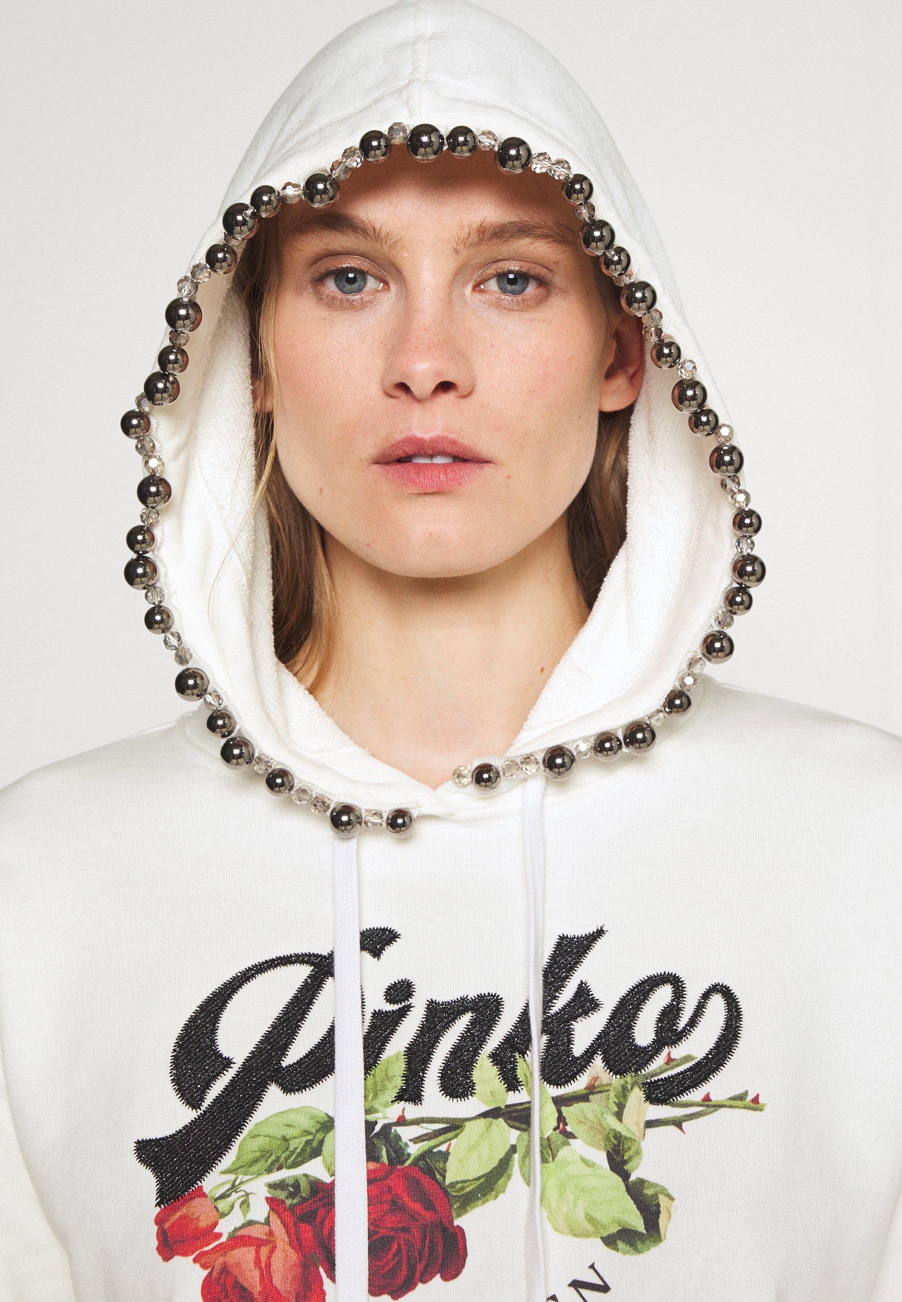 Pinko ACTORS MAGLIA - Sportinis megztinis - ivory/beveik balta - Zalando.lt