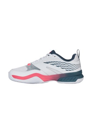 SPEEDEX CLAY - Clay court tennis shoes - white stargazer neon blaze