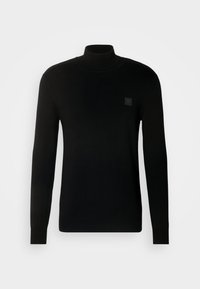 WITH LOGO PATCH - Jersey de punto - black