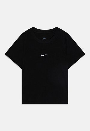 CROP - Basic póló - black