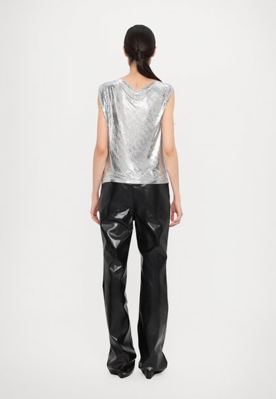 Rabanne Top - silver-coloured