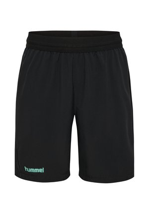 Hummel, TRAINING  - Korte sportsbukser - black pool blue