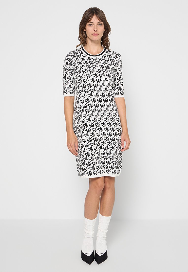 DKNY Gebreide jurk meerkleurig