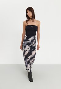 Even&Odd Uska suknja - black/grey