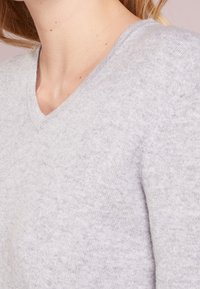 pure cashmere Strickpullover - light grey