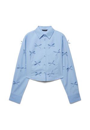 Calliope APPLICAZIONI - Hemdbluse - celeste